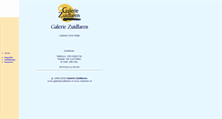 Desktop Screenshot of galeriezuidlaren.nl